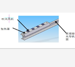 轨道加热蒸发除水装置